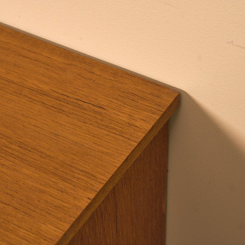 Swedish chest of drawers in teak and beech