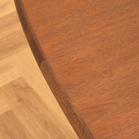 Danish oval dining table in mahogany by Skovby Møbelfabrik
