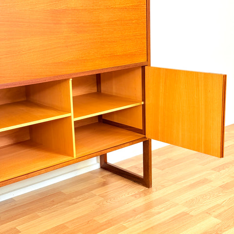 Swedish highboard in teak by Arne Wahl Iversen for IKEA, model 'Varie B'