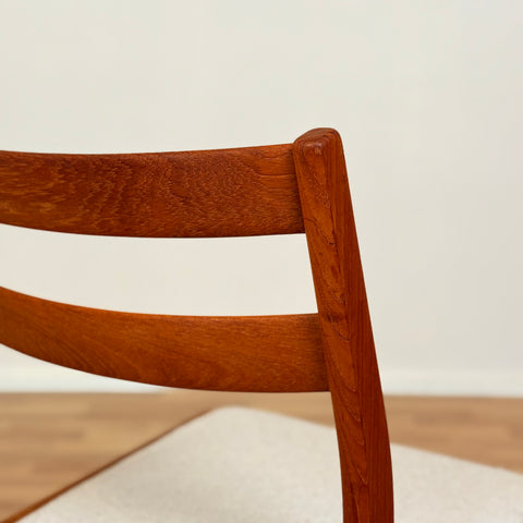 Swedish dining chairs in teak by Ulferts