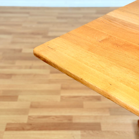 Danish small dining square table in oak by Børge Mogensen
