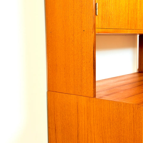 Swedish bookshelf in teak