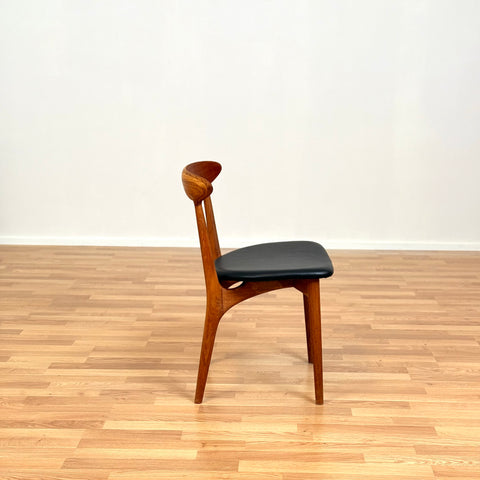Set of 4 chairs in oak & teak, model Skagen by Kurt Ostervig, 1950s-60s, Denmark