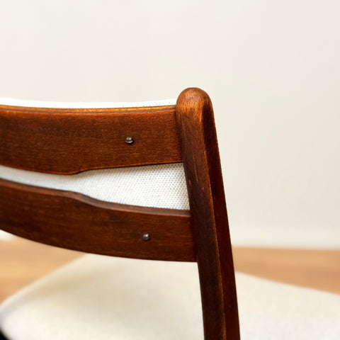 Danish set of 8 dining chairs in oak & beech by Findahl