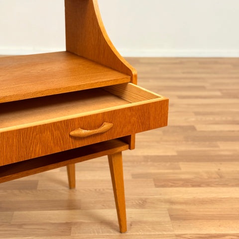 Swedish side table in beech