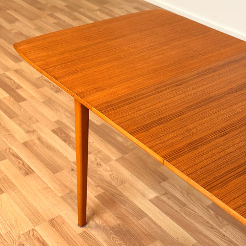 Dining table in teak, 1950s-60s, Sweden