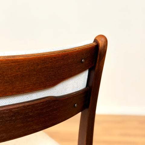 Danish set of 8 dining chairs in oak & beech by Findahl