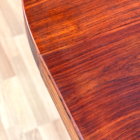 Danish round dining table by Kai Kristiansen for Feldballes Furniture Factory