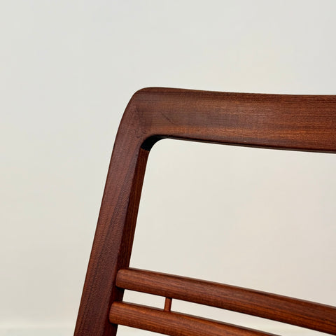Swedish dining chairs in walnut by Svante Skogh