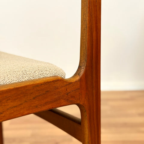 Dining chairs in teak by Erik Buch