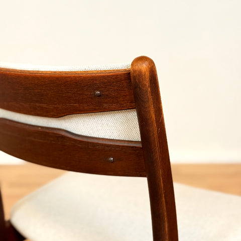 Danish set of 8 dining chairs in oak & beech by Findahl