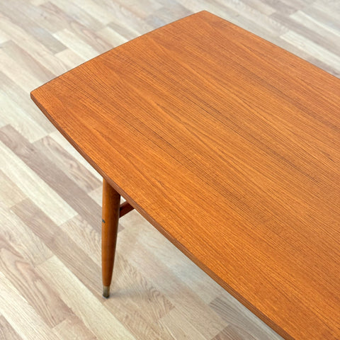 Swedish coffee table in teak & beech