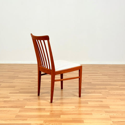 Swedish set of 4 dining chairs in teak by Carl Malmsten
