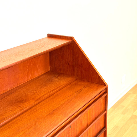Danish secretary desk in teak