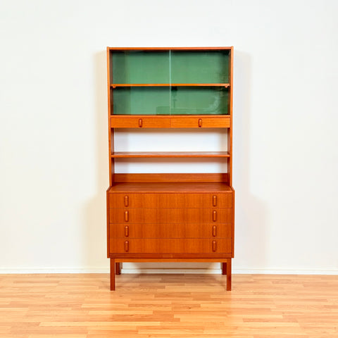 Swedish bookshelf in teak by Bertil Fridhagen for Bodafors