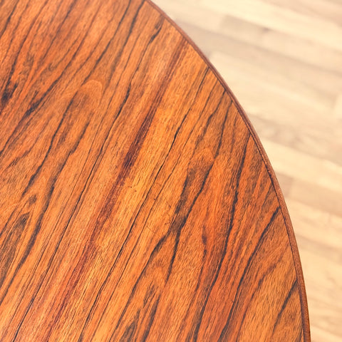 Danish round dining table 'model 55' with 3 ext by Omann Jun