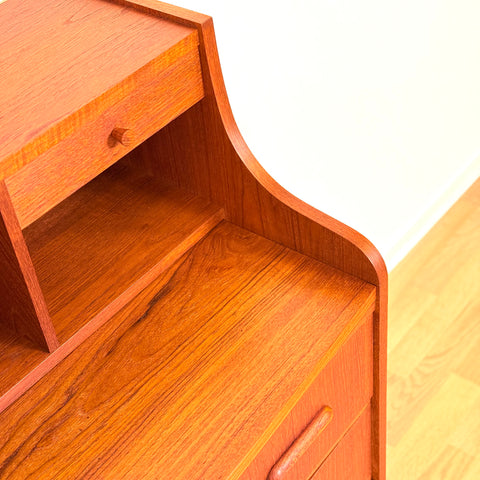 Danish secretary desk in teak
