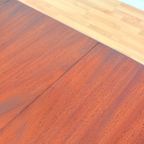 Danish oval dining table in mahogany by Skovby Møbelfabrik