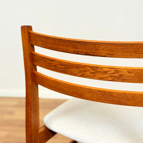 Danish dining chairs in oak