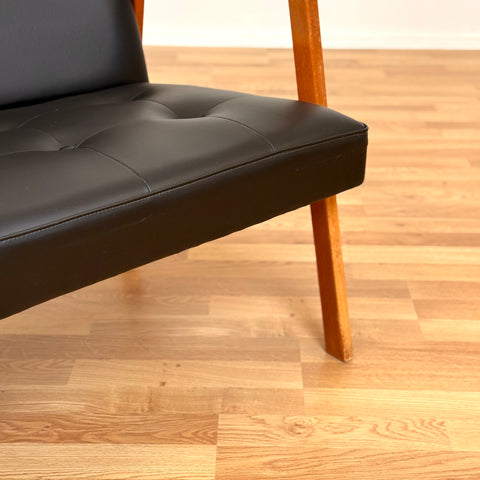 Swedish sofa in solid beech wood