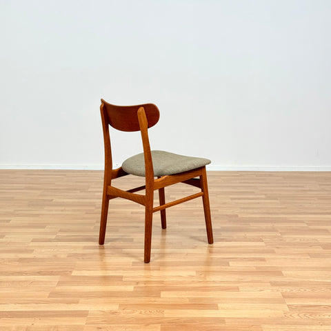 Danish dining chairs in teak & oak by Farstrup