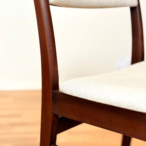 Danish set of 8 dining chairs in oak & beech by Findahl