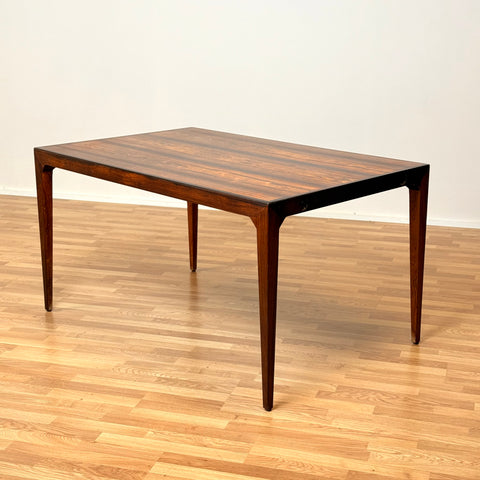 Unique rectangular dining table by Kai Winding for Poul Hundevad from 1955