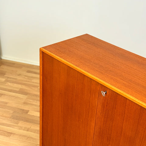 Swedish highboard in teak & oak "Reno" by B.Fridhagen