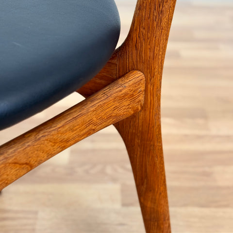 Set of 4 chairs in oak & teak, model Skagen by Kurt Ostervig, 1950s-60s, Denmark