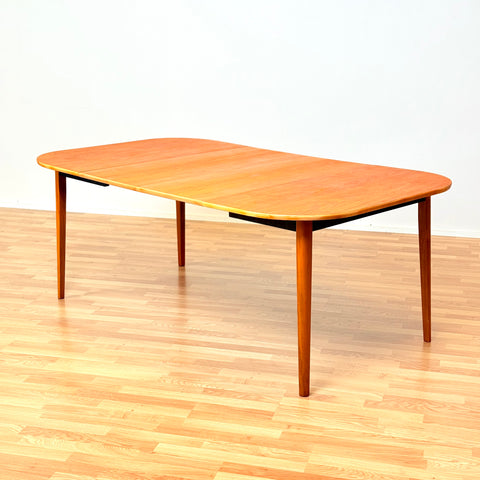 Swedish dining table in teak