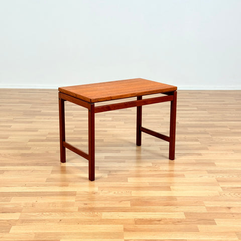 Swedish side table in teak by HMB Möbler Rörvik