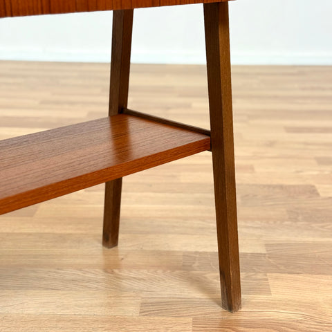 Swedish side table in teak