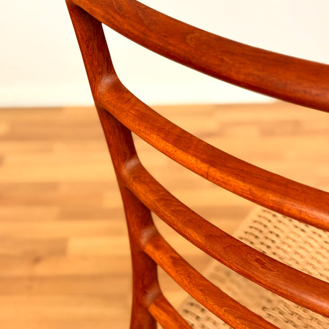 Danish dining chairs in teak by Niels O. Moller