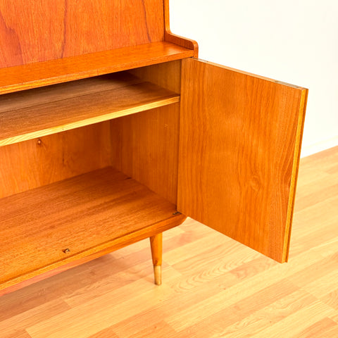 Swedish bookshelf in teak by Bräntorps Möbelfabrik