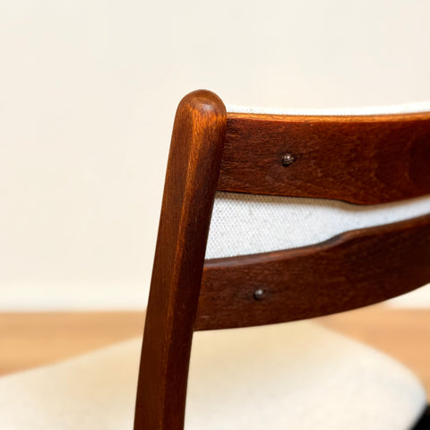 Danish set of 8 dining chairs in oak & beech by Findahl