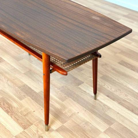 Coffee table in teak, 1950s-60s, Sweden