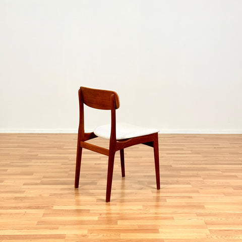 Danish set of 10 dining chairs in teak by B. Rasmussen for Thorso Mobelfabrik