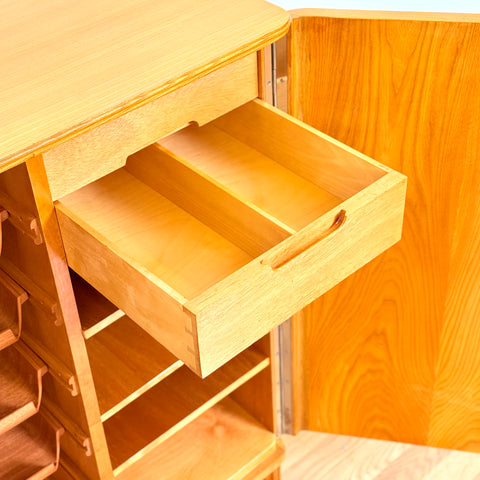 Swedish wardrobe in beech by Ferdinad Lundquist