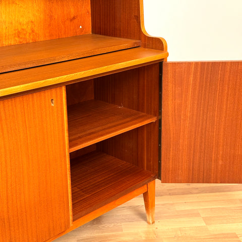 Bookshelf in mahogany by Carlström & co., 1950s-60s, Bjärnum, Sweden