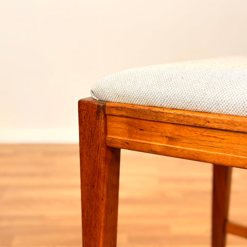 Swedish dining chairs in walnut by Svante Skogh