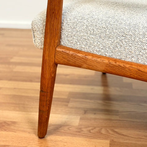 Armchair in solid oak, 1950s-60s Denmark