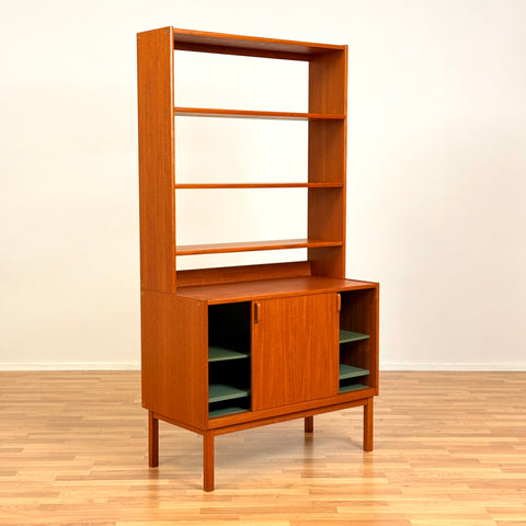 Swedish bookshelf in teak by Bertil Fridhagen for Bodafors