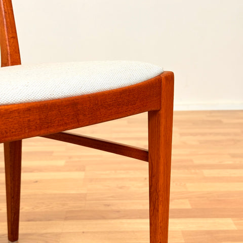 Swedish set of 4 dining chairs in teak by Carl Malmsten