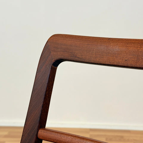 Swedish dining chairs in walnut by Svante Skogh