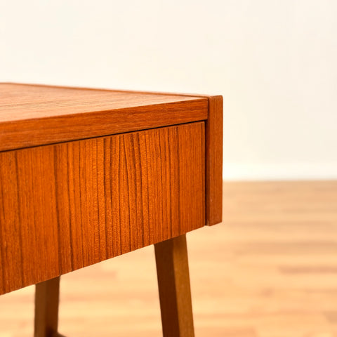 Swedish side table in teak
