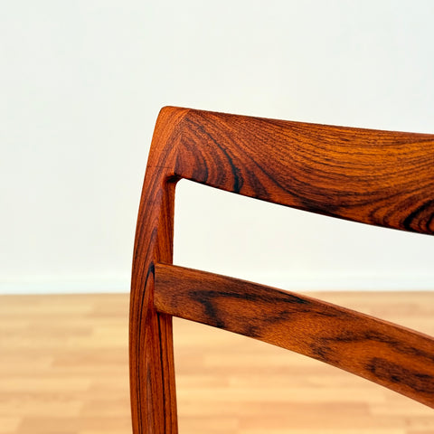 Swedish set of 4 dining chairs "Garmi" by Nilson Jonsson for Troeds
