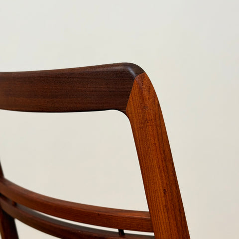 Swedish dining chairs in walnut by Svante Skogh