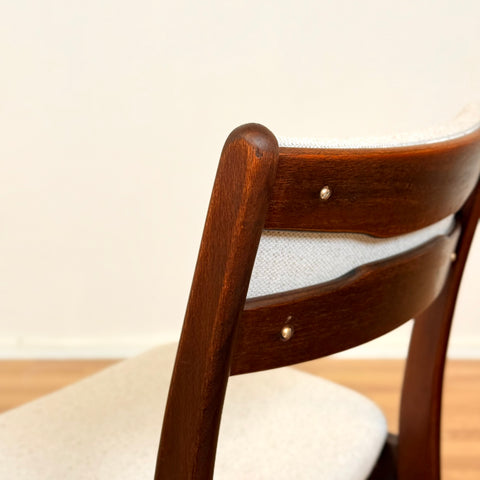 Danish dining chairs in beech & oak by Findahl