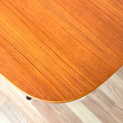 Danish coffee table in teak & oak