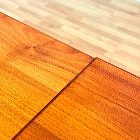 Danish rectangular dining table in teak